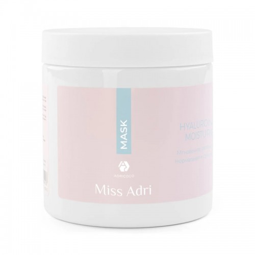 Увлажняющая маска для волос с гиалуроновой кислотой Adricoco Miss Adri Hyaluronic moisture, 500 мл.