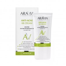 Aravia Laboratories BB-крем против несовершенств 14 Light Tan Anti-Acne BB Cream, 50 мл.