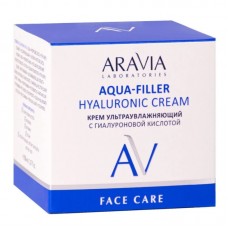 ARAVIA Крем ультраувлажняющий с гиалуроновой кислотой Aqua-Filler Hyaluronic Cream, 50 мл ARAVIA Крем ультраувлажняющий с гиалуроновой кислотой Aqua-Filler Hyaluronic Cream, 50 мл