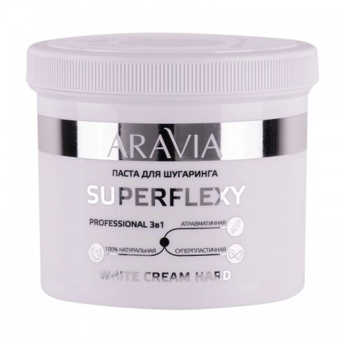 ARAVIA Паста для шугаринга SUPERFLEXY WHITE CREAM, 750 гр, Сахарная паста, ARAVIA