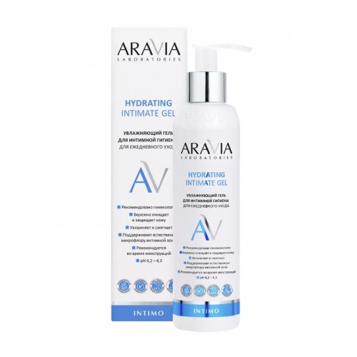 Aravia Laboratories Увлажняющий гель для интимной гигиены для ежедневного ухода Hydrating Intimate Gel, 200 мл.