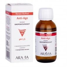 Aravia Пилинг-биоревитализант для всех типов кожи Anti-Age Renew BioPeel, 100 мл.