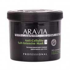 ARAVIA Organic Антицеллюлитная солевая крем-маска для тела Anti-Cellulite Salt-Intensive Mask, 550мл