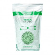 Aravia Полимерный воск для депиляции Herbal Delicate для интимных зон, 1000 гр.
