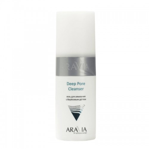 Aravia Гель для умывания с березовым дегтем Deep Pore Cleanser, 150 мл.