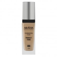 Aravia Тональный крем для увлажнения и естественного сияния кожи Perfect Tone - 04 brown tan / темно-бежевый, 30 мл.