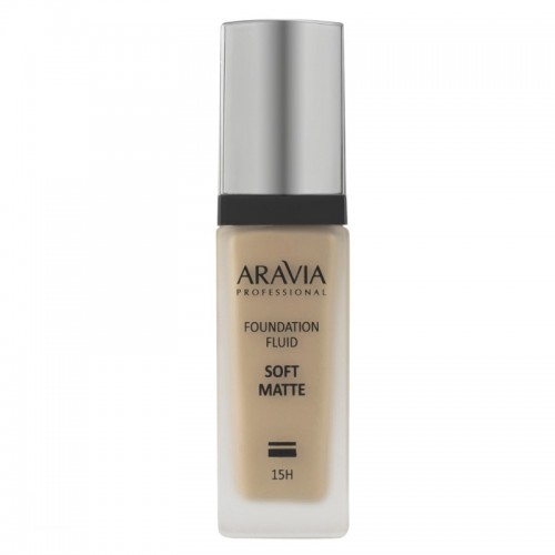 Aravia Тональный крем для лица матирующий Soft Matte - 04 brown tan / темно-бежевый, 30 мл.