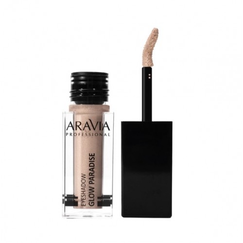 Aravia Жидкие сияющие тени для век glow paradise, 5 мл – 01 pearl delight / жемчужный