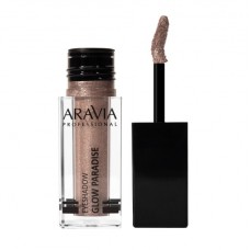 Aravia Жидкие сияющие тени для век glow paradise, 5 мл – 02 antique taupe / античный бежевый