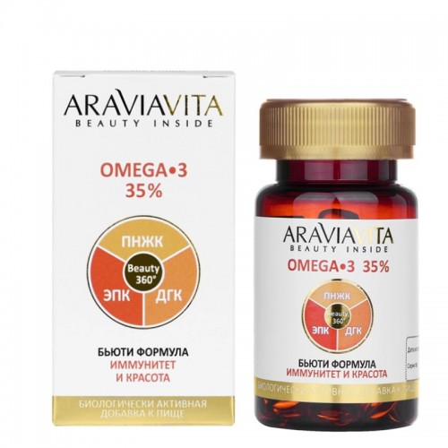 Aravia VITA Биологически активная добавка к пище «Океаника Омега 3 - 35%» Omega-3, 35%, 60 капс./1 уп.