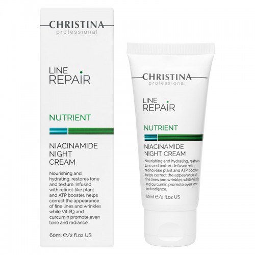 Line Repair Nutrient Niacinamide Night Cream - Восстанавливающий ночной крем с ретинолом, 60мл,, CHRISTINA