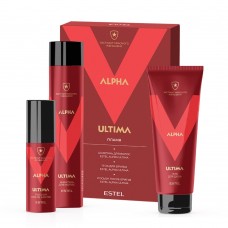 Набор ESTEL ALPHA ULTIMA "Пламя" для бритья (шампунь + гель для бритья + лосьон п/бритья)