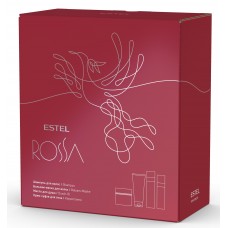 Набор парфюмерных компаньонов ESTEL ROSSA шампунь 250 мл, бальзам-маска 200 мл, масло для душа 150 мл, крем-суфле 200 мл