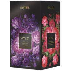 Цветочная трилогия ESTEL (Цветочный шампунь для волос ESTEL VIOLET; Цветочный бальзам-сияние для волос ESTEL ROSE; Цветочный гель для душа ESTEL VERT)