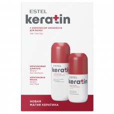 Набор для ухода за волосами ESTEL KERATIN (шампунь 400, маска 300)