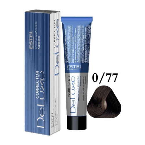 0/77 Краска-уход De Luxe, коричневый Correct