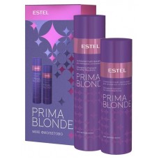 Набор ESTEL PRIMA BLONDE "Мне фиолетово" для холодных оттенков блонд шампунь 250 мл + бальзам 200 мл