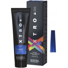 Пигмент прямого действия для волос XTRO BLACK Синий, 100 мл
