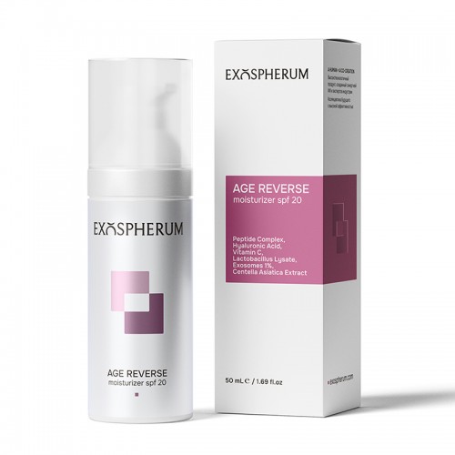 EXO Age Reverse Moisturizer SPF20 / Крем дневной антивозрастной пептидный с экзосомами, 50 мл