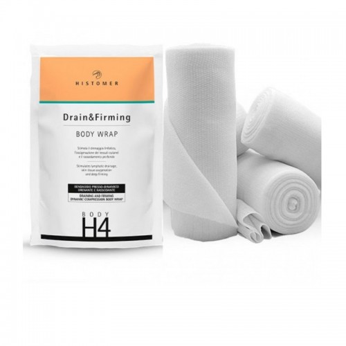 H4 Drain & Firming Body Wrap / Бандаж укрепляющий лимфодренажный, 250 мл. х 16 м., H4 BODY - Программа моментального обновления, HISTOMER