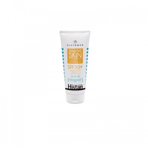 Солнцезащитный крем для чувствительной кожи / Histan Sensitive Skin Active Protection SPF 50+, 200 мл.,, HISTOMER