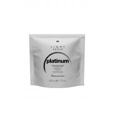 Быстродействующий компактный серый осветляющий порошок для волос - LIGHT SCALE PLATINUM POWDER, 500 гр