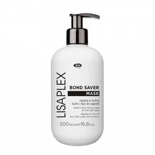 Увлажняющая и питательная маска - LISAPLEX BOND SAVER MASK, 500 мл