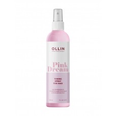 OLLIN PINK DREAM Тонирующий розовый спрей для волос, 150 мл