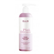 OLLIN PINK DREAM Тонирующий розовый кондиционер для волос, 500 мл