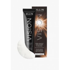OLLIN VISION крем-краска для бровей и ресниц (Коричневый), 20 мл