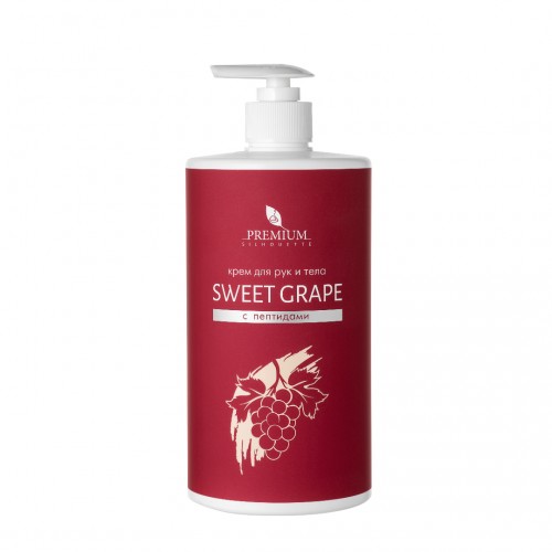 Крем для рук и тела с пептидами Sweet Grape, 700 мл