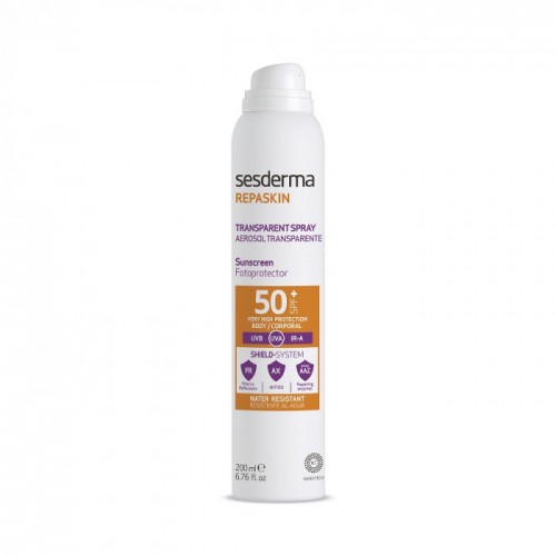 REPASKIN TRANSPARENT SPRAY Body sunscreen SPF 50 – Спрей солнцезащитный прозрачный для тела SPF 50, 200 мл.