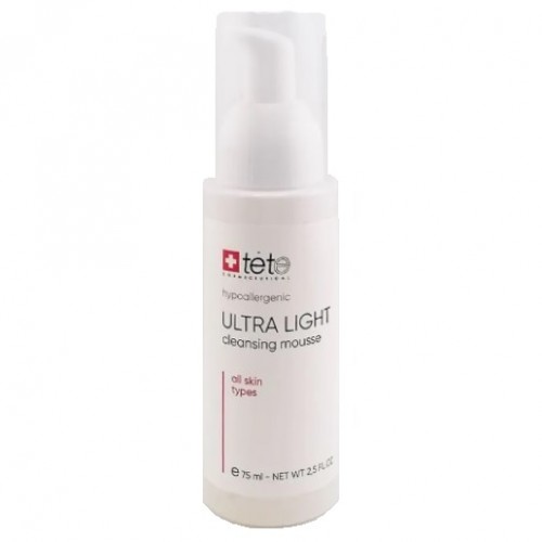 Ультра легкая очищающая пенка для умывания Ultra Light Cleansing Mousse mini, 75 мл