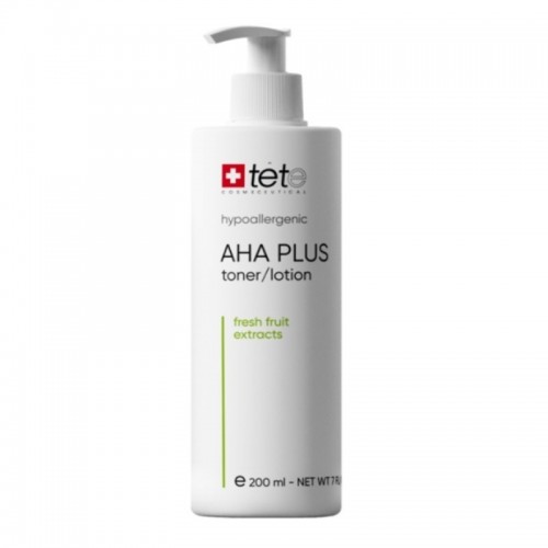 AHA Plus Toner / Тоник с AHA-кислотами и экстрактом мякоти фруктов, 200 мл.