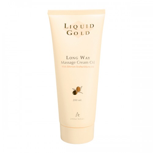 Long Way Massage Cream-Oil / Золотой Крем-масло для массажа, 200 мл,, 