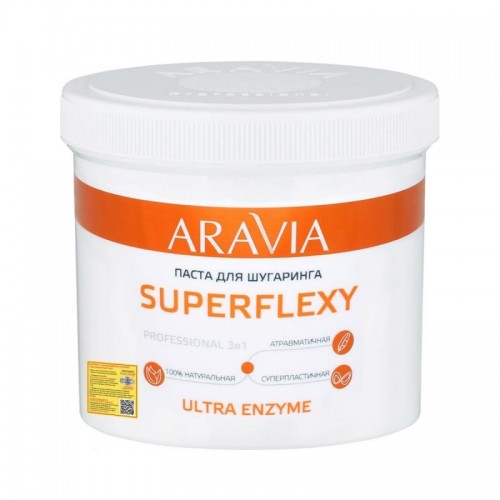 ARAVIA Professional Сахарная паста для шугаринга Superflexy Ultra Enzyme, 750гр