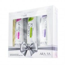 ARAVIA Professional Набор косметический кремов для лица и тела Бархатный уход, 3*100мл