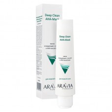 ARAVIA Professional Маска очищающая с глиной и AHA-кислотами Deep Clean AHA-Mask, 100мл
