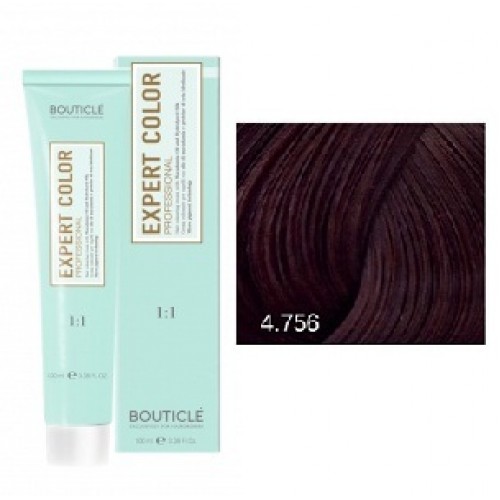 Expert Color 4,756 Шатен махагоново фиолетовый, 100 мл, КРЕМ-КРАСКА EXPERT COLOR, BOUTICLE