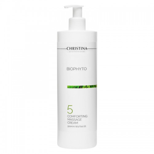 Bio Phyto ш.5 Comforting Massage Cream - Успокаивающий массажный крем , 500мл