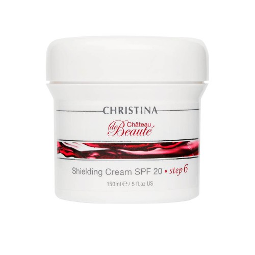 Chateau de Beaute Shielding Cream SPF 20-шаг6:Защитный крем SPF 20, 150мл