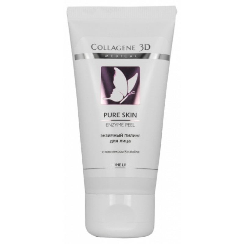 Гель-пилинг для лица энзимный PURE SKIN, 50 мл,, COLLAGENE 3D Medical