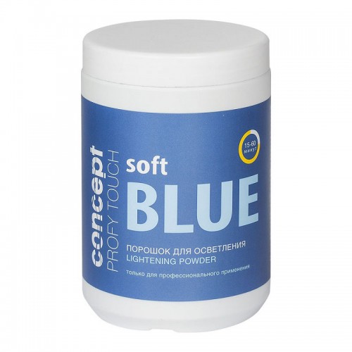 Порошок для осветления волос, Soft Blue Lightening Powder, 500 гр.