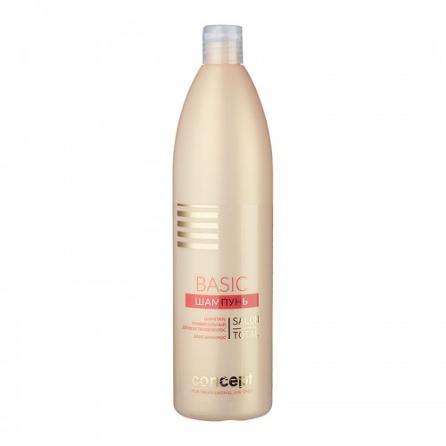 Шампунь универсальный для всех типов волос, Basic shampoo, 1000 мл.