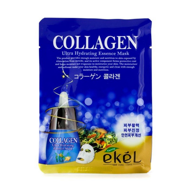 Ekel Collagen Ultra Hydrating Essence Mask / Маска тканевая с коллагеном, 25 гр