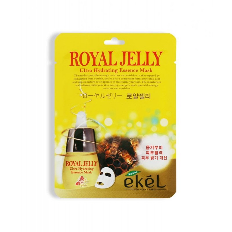 Ekel Royal Jelly Ultra Hydrating Essence Mask / Маска тканевая с маточным молочком, 25 гр