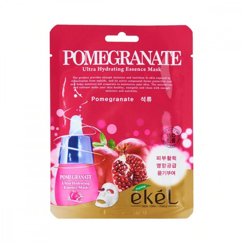 Ekel Pomegranate Ultra Hydrating Essence Mask / Маска тканевая с экстрактом граната, 25 гр