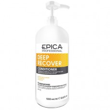 EPICA Deep Recover / Кондиционер для восстановления поврежденных волос с маслом сладкого миндаля и экстрактом ламинарии, 1000 мл