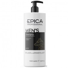 EPICA "MEN'S", Мужской шампунь с маслом апельсина и экстрактом бамбука, 1000 мл