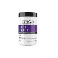EPICA Cold Blond / Маска с фиолетовым пигментом с маслом макадамии и экстрактом ромашки, 1000 мл